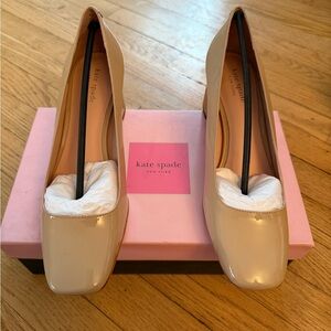 Kate Spade Nude Patent Leather Heels